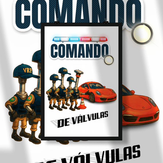 Poster Retrato - Comando... de Válvulas - STT011