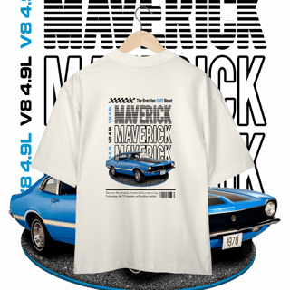 Nome do produto Camiseta Oversized - Maverick de Revista - STT016