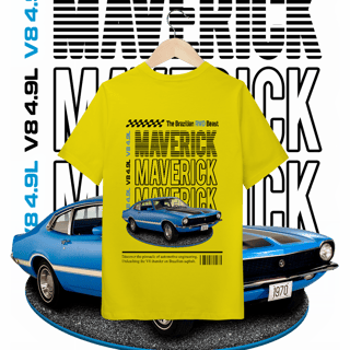 Nome do produto Camiseta Inf (10 a 14) - Maverick de Revista - STT016