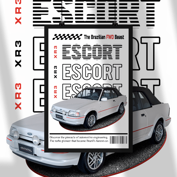 Poster Retrato - Escort de Revista - STT015