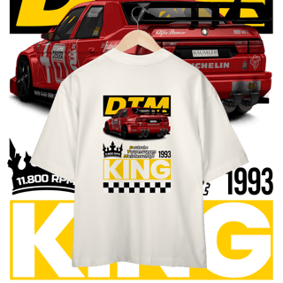 Nome do produto Camiseta Oversized - Alfa Romeo 155 V6 TI DTM - STT022