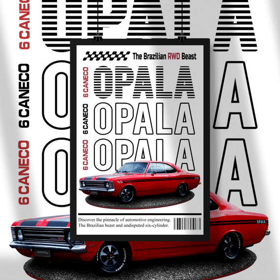 Poster Retrato - Opala de Revista - STT003