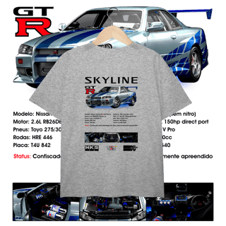 Nome do produto Camiseta Plus Size - West Coast Brian Skyline - STT024