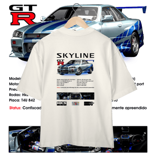 Nome do produto Camiseta Oversized - West Coast Brian Skyline - STT024