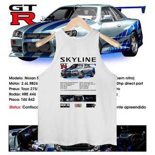 Nome do produto Regata Masculina - West Coast Brian Skyline - STT024