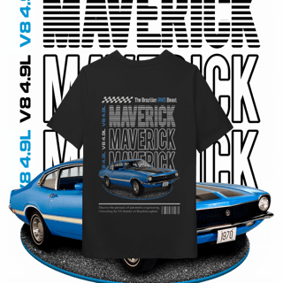 Nome do produto Camiseta Inf (10 a 14) - Maverick de Revista - STT016