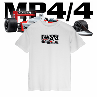 Nome do produto Camiseta Inf (2 a 8) - MP4/4 Ayrton Senna - STT012