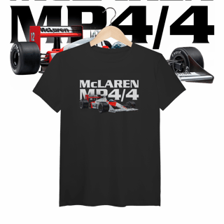 Nome do produto Camiseta Pima - MP4/4 Ayrton Senna - STT012