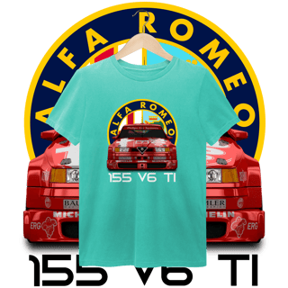 Nome do produto Camiseta Estonada - Alfa Romeo 155 V6 TI DTM - STT022