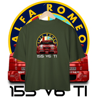 Nome do produto Camiseta Oversized - Alfa Romeo 155 V6 TI DTM - STT022