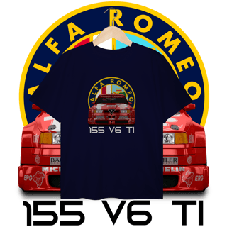 Nome do produto Camiseta Plus Size - Alfa Romeo 155 V6 TI DTM - STT022