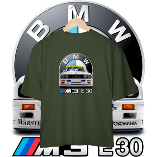 Nome do produto Camiseta Oversized - BMW M3 E30 DTM - STT025