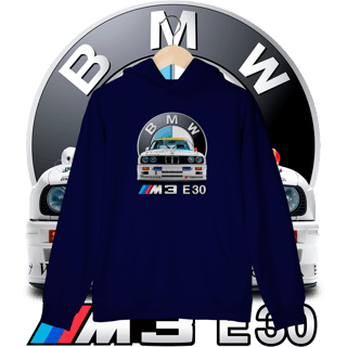 Nome do produto Moletom Canguru Prime - BMW M3 E30 DTM - STT025