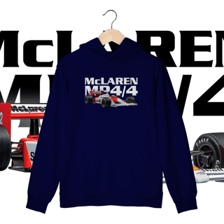 Nome do produto Moletom Canguru Prime - MP4/4 Ayrton Senna - STT012