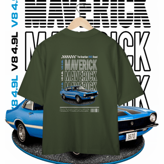 Nome do produto Camiseta Oversized - Maverick de Revista - STT016