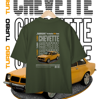 Nome do produto Camiseta Oversized - Chevette de Revista - STT008