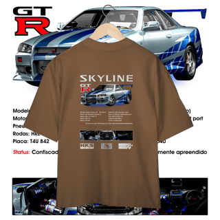 Nome do produto Camiseta Oversized - West Coast Brian Skyline - STT024