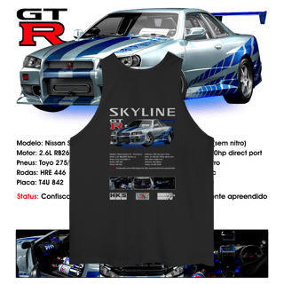 Nome do produto Regata Masculina - West Coast Brian Skyline - STT024