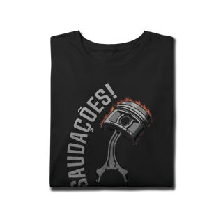 Nome do produto Camiseta Plus Size - Saudações da Biela - STT002