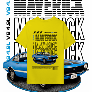 Nome do produto Camiseta Inf (10 a 14) - Maverick de Revista - STT016