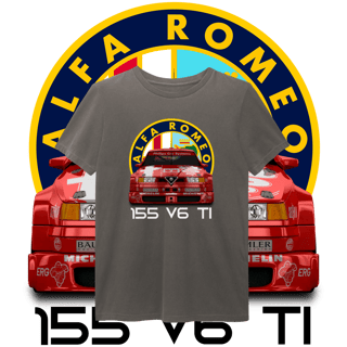 Nome do produto Camiseta Estonada - Alfa Romeo 155 V6 TI DTM - STT022