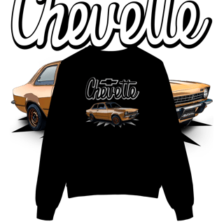 Nome do produto Moletom Blusão Prime - Chevette de Revista - STT008