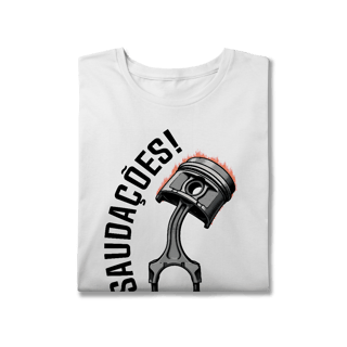 Nome do produto Camiseta Plus Size - Saudações da Biela - STT002