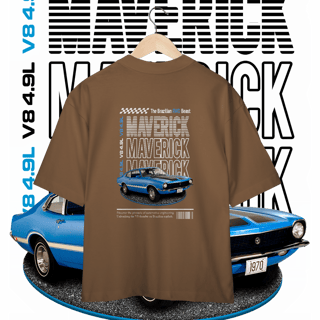 Nome do produto Camiseta Oversized - Maverick de Revista - STT016