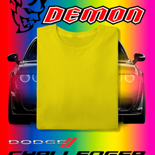 Nome do produto Camiseta Quality - Demon Eyes (Challenger SRT Demon) - STT026