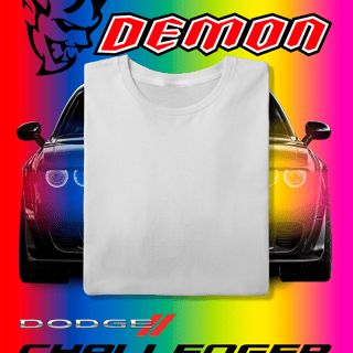 Nome do produto Camiseta Quality - Demon Eyes (Challenger SRT Demon) - STT026