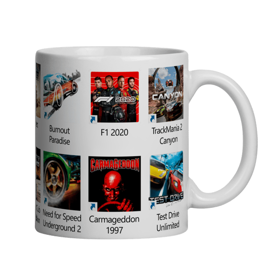 Caneca - Press Start to Race - STT023