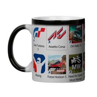 Nome do produto Caneca Mágica - Press Start to Race - STT023