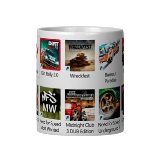 Nome do produto Caneca - Press Start to Race - STT023