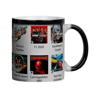 Nome do produto Caneca Mágica - Press Start to Race - STT023