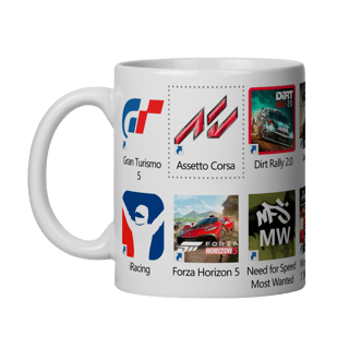 Nome do produto Caneca - Press Start to Race - STT023