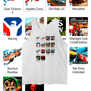 Nome do produto Regata Masculina - Press Start to Race - STT023