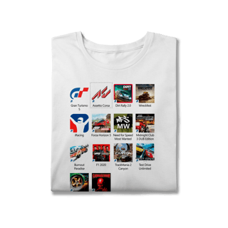 Nome do produto Camiseta Plus Size - Press Start to Race - STT023