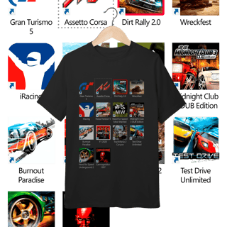 Nome do produto Camiseta Inf (10 a 14) - Press Start to Race - STT023