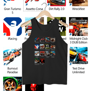 Nome do produto Regata Masculina - Press Start to Race - STT023