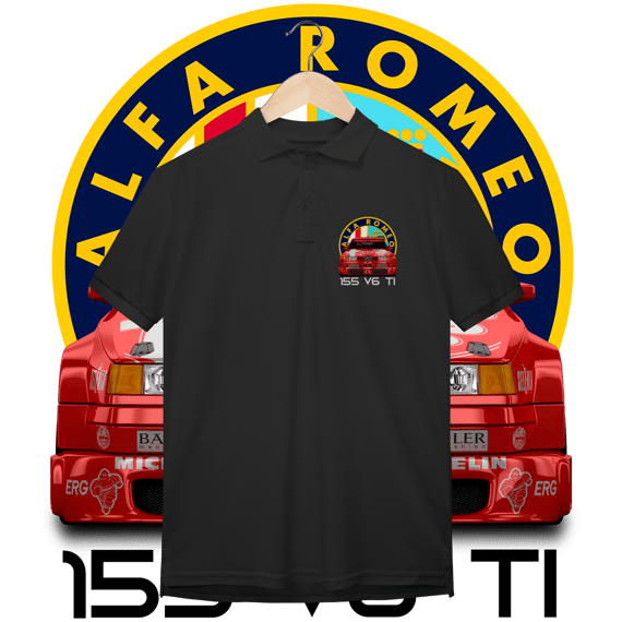 Polo Masculina Prime - Alfa Romeo 155 V6 TI DTM - STT022