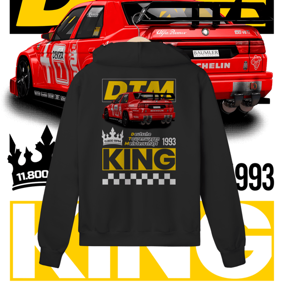 Moletom com Zíper Prime - Alfa Romeo 155 V6 TI DTM - STT022