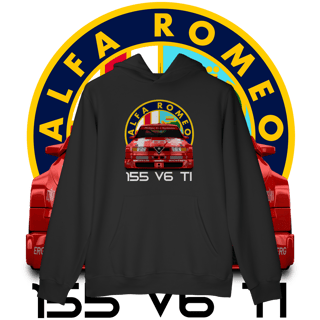Nome do produto Moletom Canguru Prime - Alfa Romeo 155 V6 TI DTM - STT022