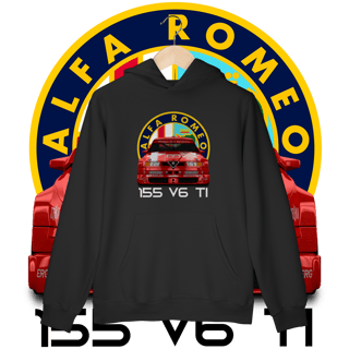 Moletom Canguru Prime - Alfa Romeo 155 V6 TI DTM - STT022
