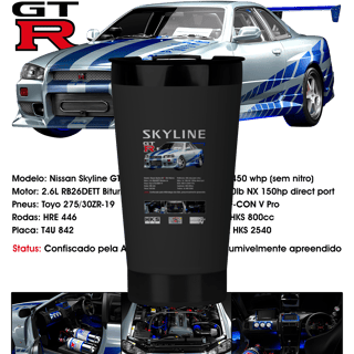 Nome do produto Copo Térmico - West Coast Skyline - STT024