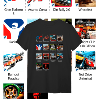 Nome do produto Camiseta Quality - Press Start to Race - STT023