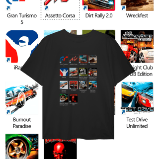 Nome do produto Camiseta Plus Size - Press Start to Race - STT023