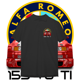 Nome do produto Polo Masculina Prime - Alfa Romeo 155 V6 TI DTM - STT022