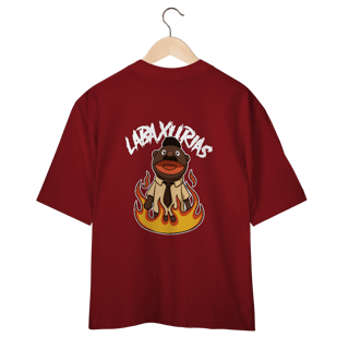 Nome do produto Oversized Logo Labaxurias Frente PC - Pr. Machado Costas GC