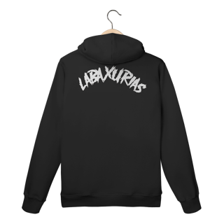 Nome do produto Moletom Canguru Logo Labaxurias Frente PC - Costas GC