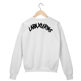Nome do produto Moletom Fechado Logo Labaxurias Frente PC - Costas GC